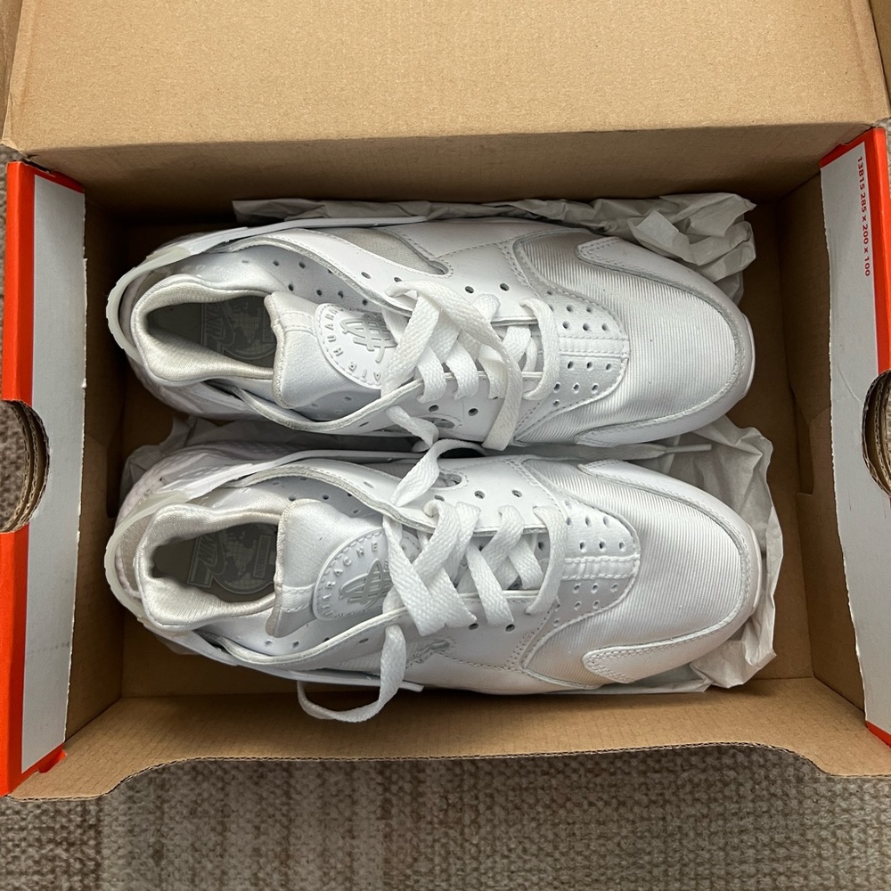 Nike Air Huarache Sneakers - White - WORN ONCE!